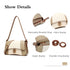 Gelanni Hourglass Bag - Apricot & White